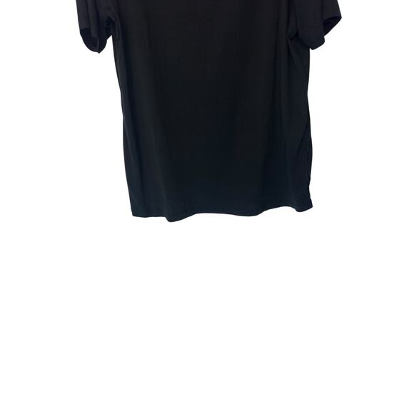 J. Jill Plus Black Basic Perfect Pima Cotton Crewneck 3/4 Sleeve Top Size 1X - Picture 3 of 10